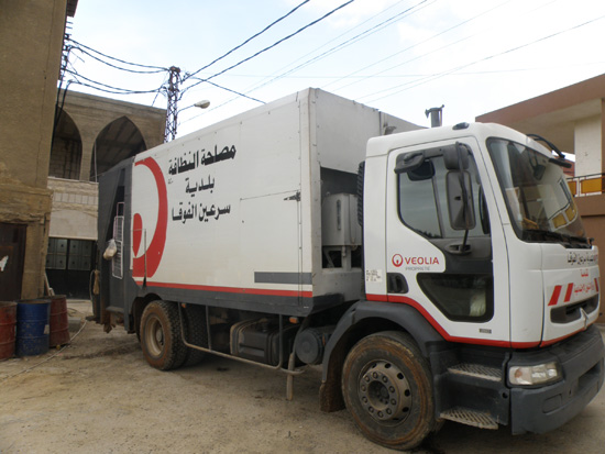شراء كميون للنفايات لبلدية سرعين الفوقا